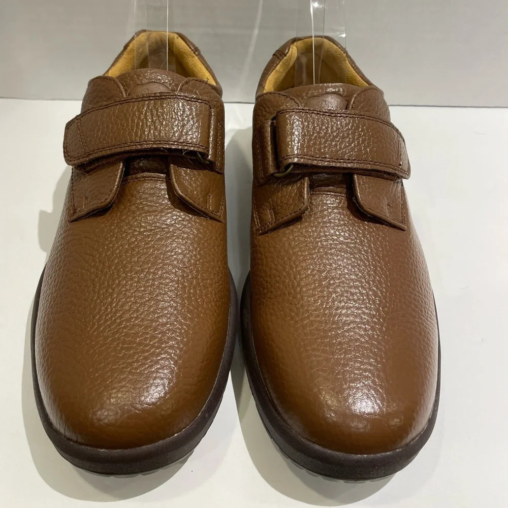 Dr. Comfort STK #6020 William Chestnut Easy Closure Shoes Men’s Size 9 1/2 W NIB